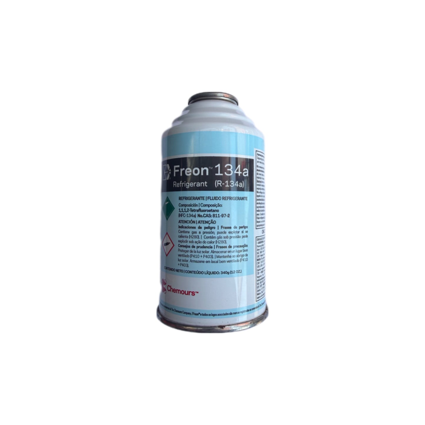Gas refrigerante R-134a 12 oz (340 g) FREON