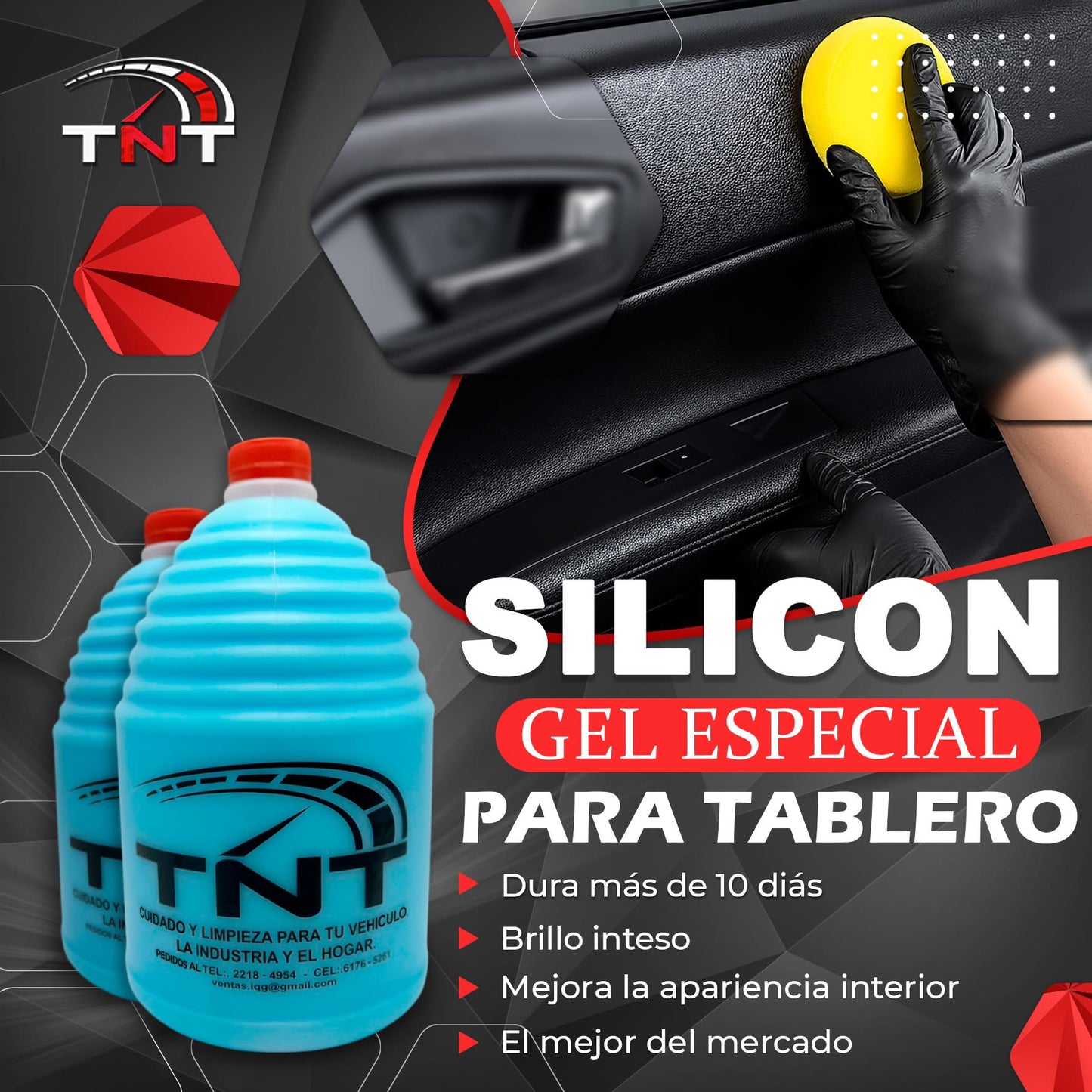 SILICON GEL ESPECIAL PARA TABLERO TNT
